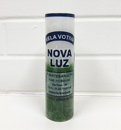 Vela 7 Dias 195 Gr Bicolor Branca/Verde