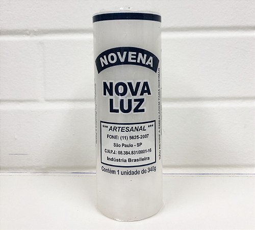 Vela 340 Gr Novena Branca