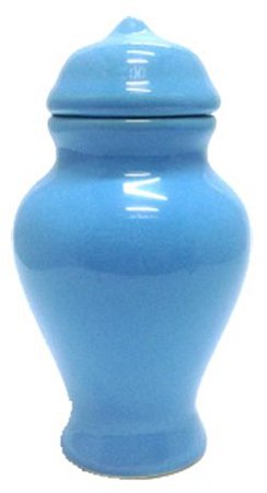 Quartinha Azul Clara S/Asa 18 Cm