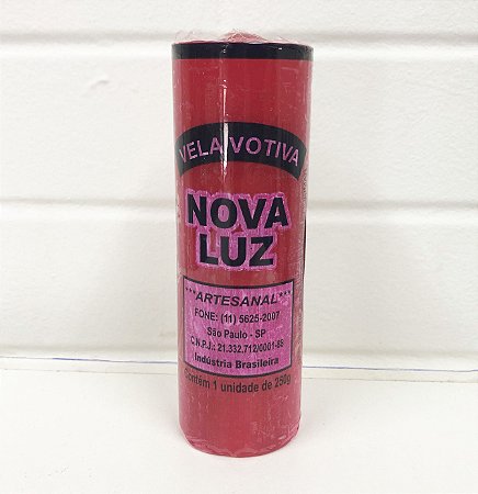 Vela 7 Dias 250 Gr Vermelha