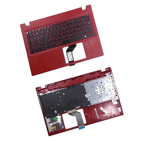 Carcaça + Teclado Acer E5-573g Nki151700c Vermelho