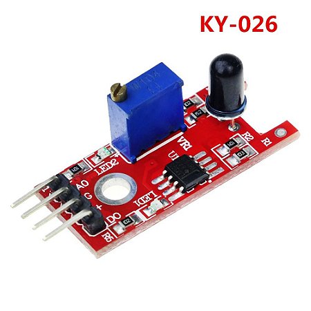 Sensor Detector Fogo Chama Arduino Automação Ky-026
