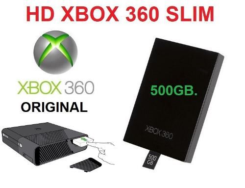 Hd 500gb Para Xbox 360 Slim Ou Super Slim Hd Interno 500 Gb original - King  Note - O rei da informática!