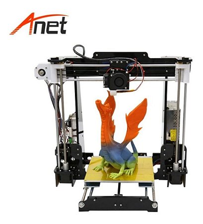 Impressora 3d Anet A8L Original ABS PLA Nylon PETG TPU - King Note - O rei  da informática!