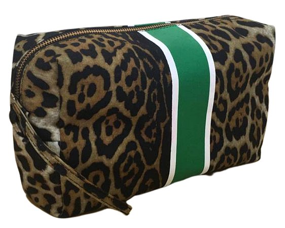 makeup bolsa leopard print