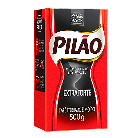 Café Pilão Torrado e Moído Extra Forte Vácuo 500G