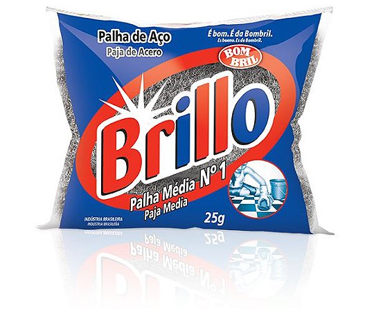 Palha de Aço N 1 Brillo 25g