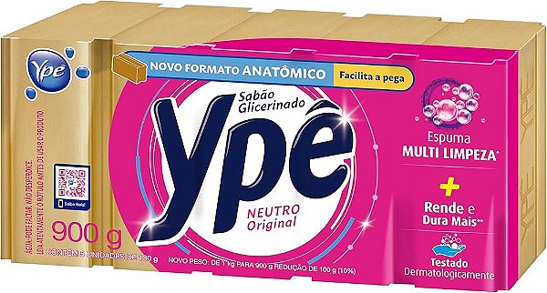 Sabão em Pedra Neutro Original Ypê 900g