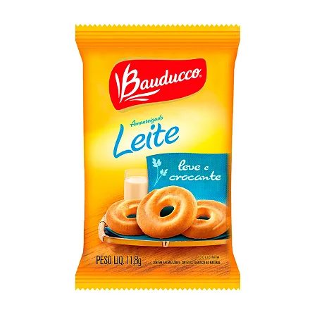 Biscoito Sachê Amanteigado Leite 400x11,8g Bauducco