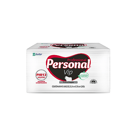 Papel Higiênico Interfolhado Folha Dupla PHI12 com 12.000un Personal