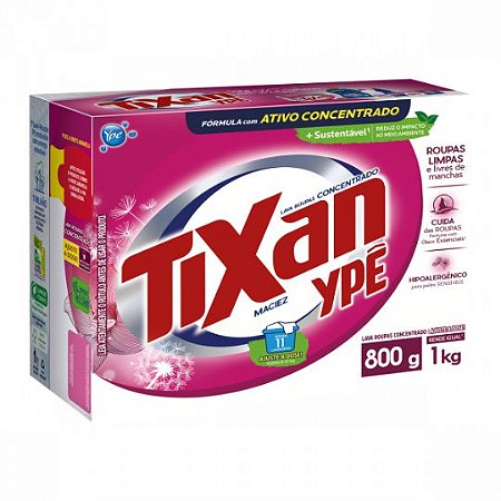 Sabão Em Pó Tixan Ypê Maciez 800g