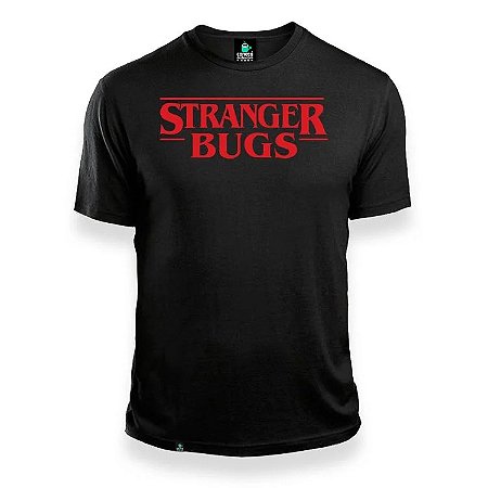 Camisa Stranger Bugs Preta