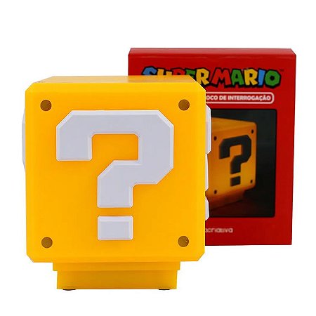 Luminária Light Gamer Mario Cubo