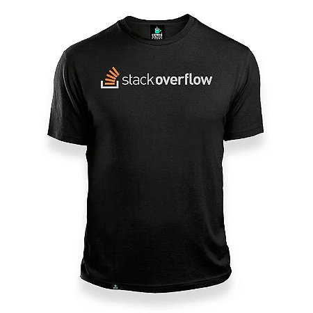 Camisa StackOverflow Preta