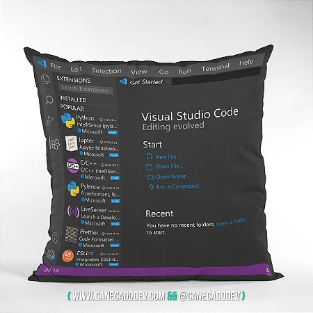 Almofada Decorativa VS Code