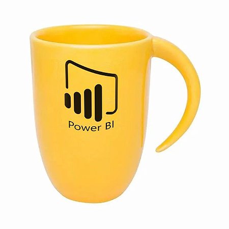 Caneca Power BI Amarela