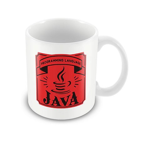 Caneca Java Language Retrô