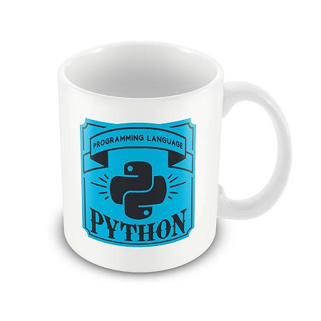 Caneca Python Language Retrô