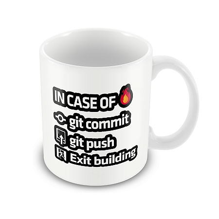 Caneca Git Case of Fire