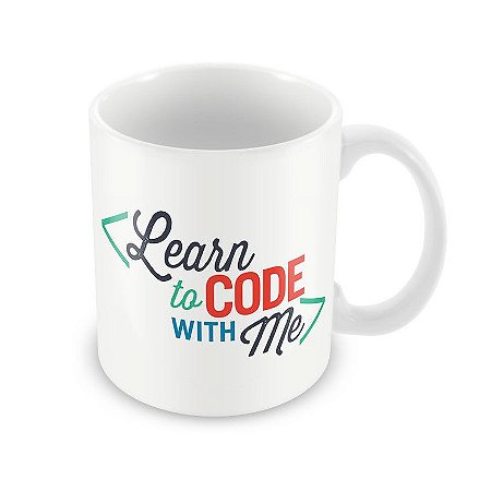 Caneca Learn code with Me