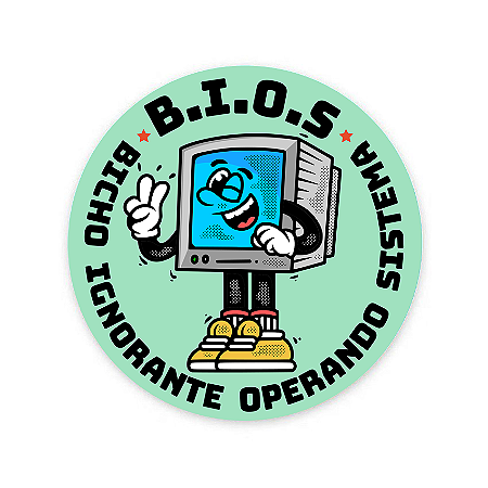 Mouse Pad B.I.O.S - Bicho Ignorante Operando Sistema