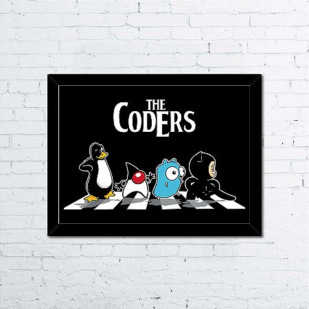 Quadro A4 The Coders on Abbey Road