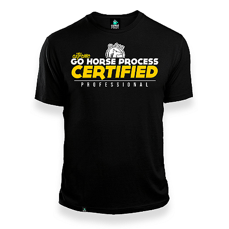 Camisa Certificação Go Horse Process Preta