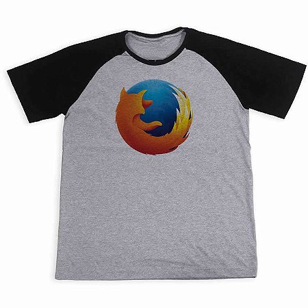 Camisa Raglan Firefox