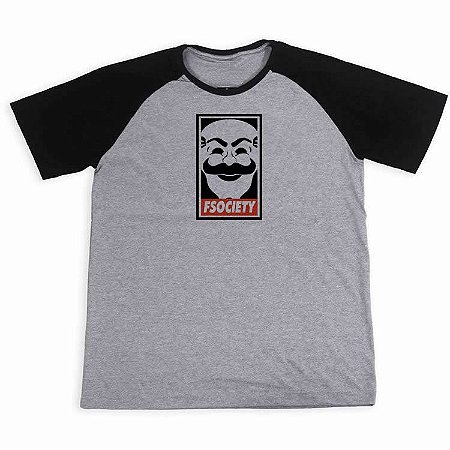 Camisa Raglan Fsociety