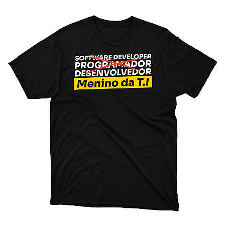 Camisa Menino da T.I DTF