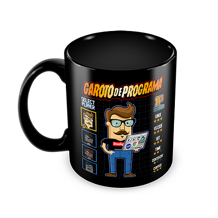 Caneca Garoto de Programa Preta