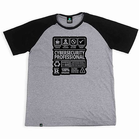Camisa Raglan Cybersecurity Professional