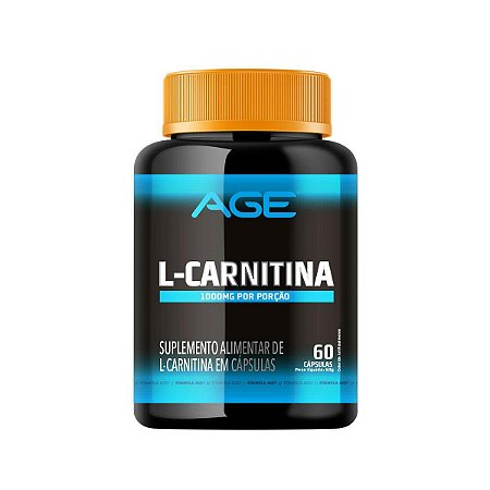 L-carnitina 1000mg 60cápsulas - NUTRILATINA AGE