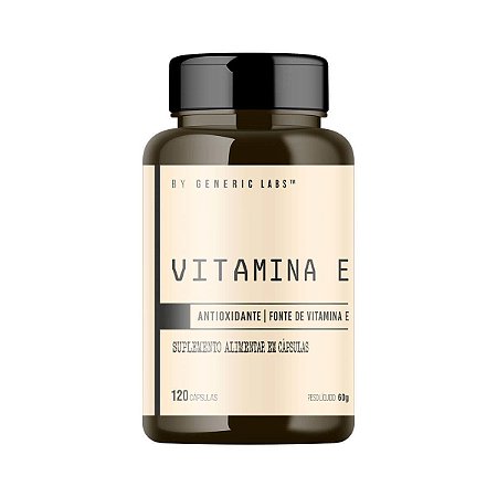 Vitamina E 120cápsulas - GENERIC LABS