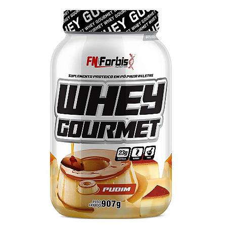 Whey Gourmet 907g Pudim - FN Forbis