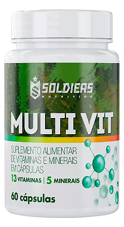 Multivitamínico 60caps - SOLDIERS