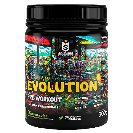 Evolution Pre-workout 300g sabor Blueberry - SOLDIERS NUTRITION