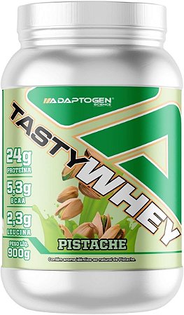 Tasty Whey 3W 900g sabor Pistache - ADAPTOGEN SCIENCE
