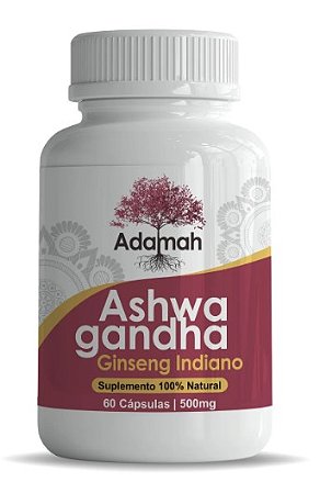Ashwaga Indiano 500mg 60cápsulas - AMADAH