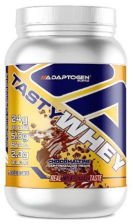 Tasty Whey 3W 900g sabor Chocomaltine - ADAPTOGEN SCIENCE