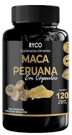 Maca Peruana Original 120caps de 500mg - RYCO