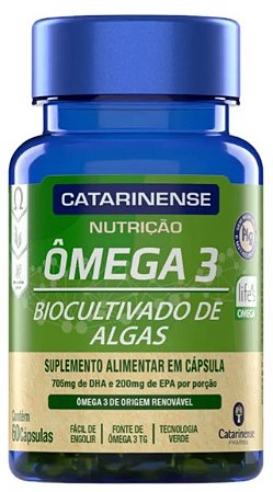 Ômega 3 Algas 60caps - CATARINENSE