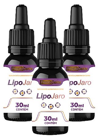 Kit 3x Lipojaro 30ml Emagreça De Forma Natural - PROSTAGENIX