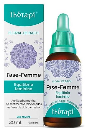Floral de Bach Fase Femme 30ml - THÉRAPI
