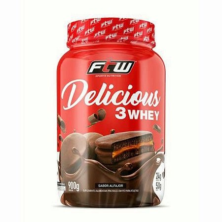 Delicious 3 Whey 900g Alfajor - FTW