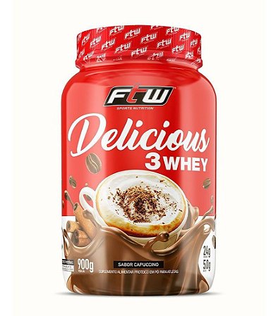 Delicious 3 Whey 900g Capuccino - FTW