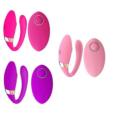 Vibrador de Casal 10 modos de vibração, controle wireless