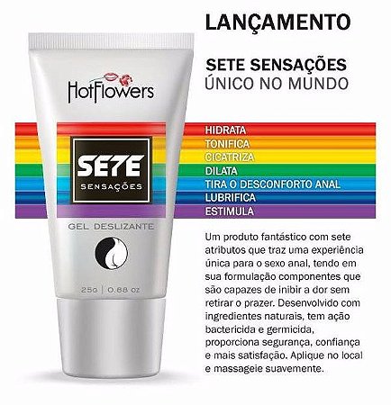 Gel Dessensibilizante anal 25g - Sete Sensações