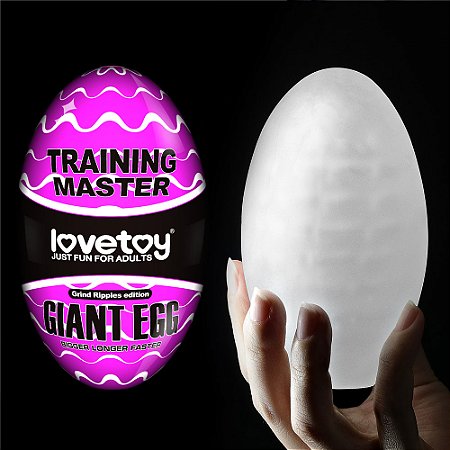 Masturbador BIG EGG masculino com formato de ovo gigante