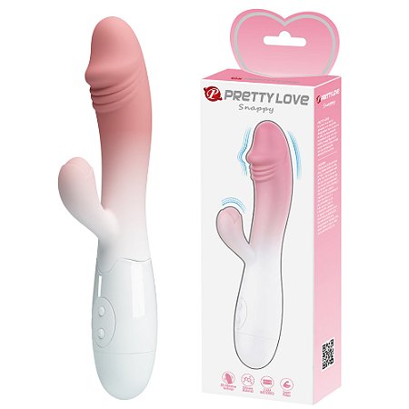Vibrador com Estimulador Clitoriano 30 Modos de Vibração